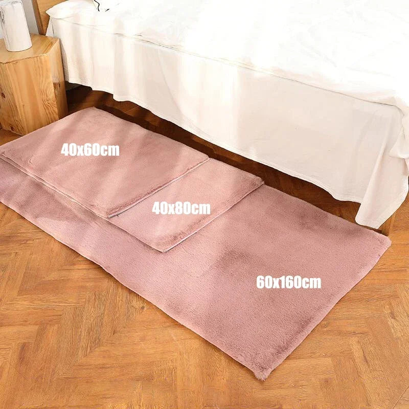 Rynx | Synthetic fur carpet soft fluffy carpet living room decoration rugs thick plush bedroom carpet home decor rugs area mats