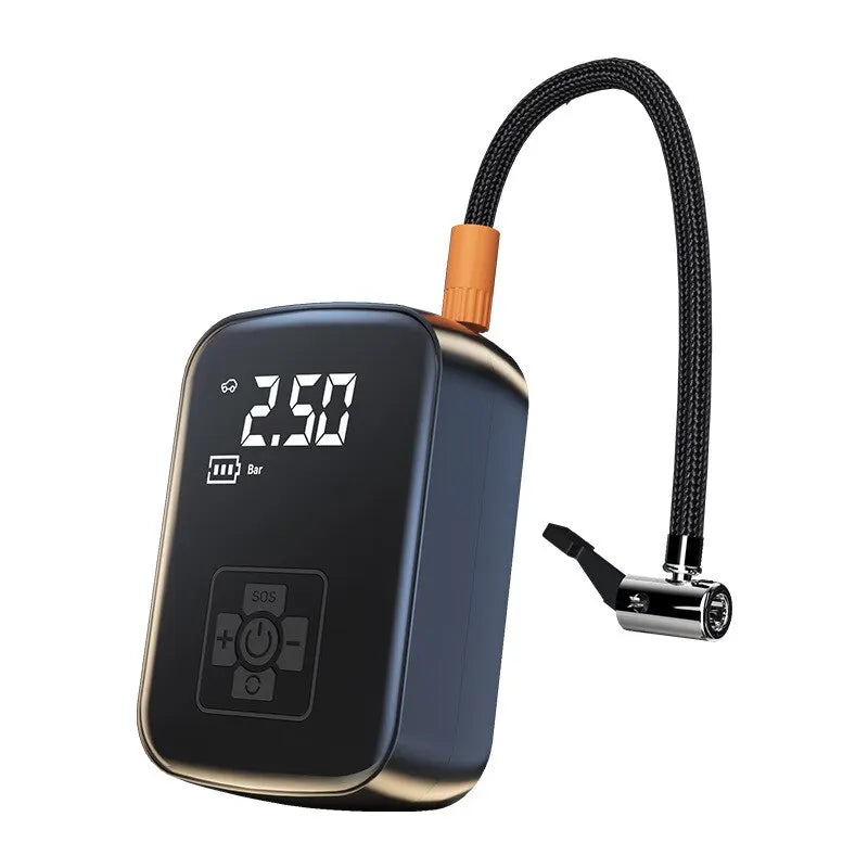 Lisslune | Cordless Electric Mini Compressor for Car and Bicycle Tires