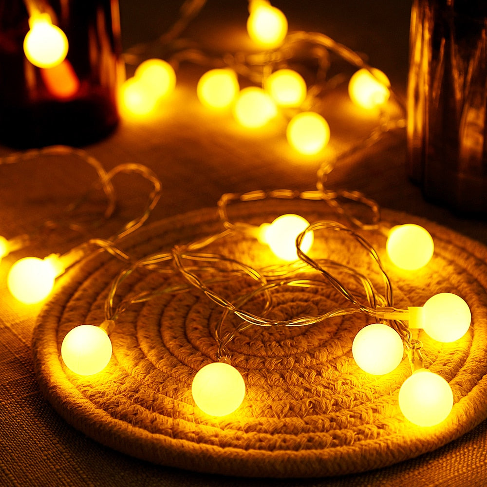 Lisslune | LED Fairy Bubble String Lights Festive Lights