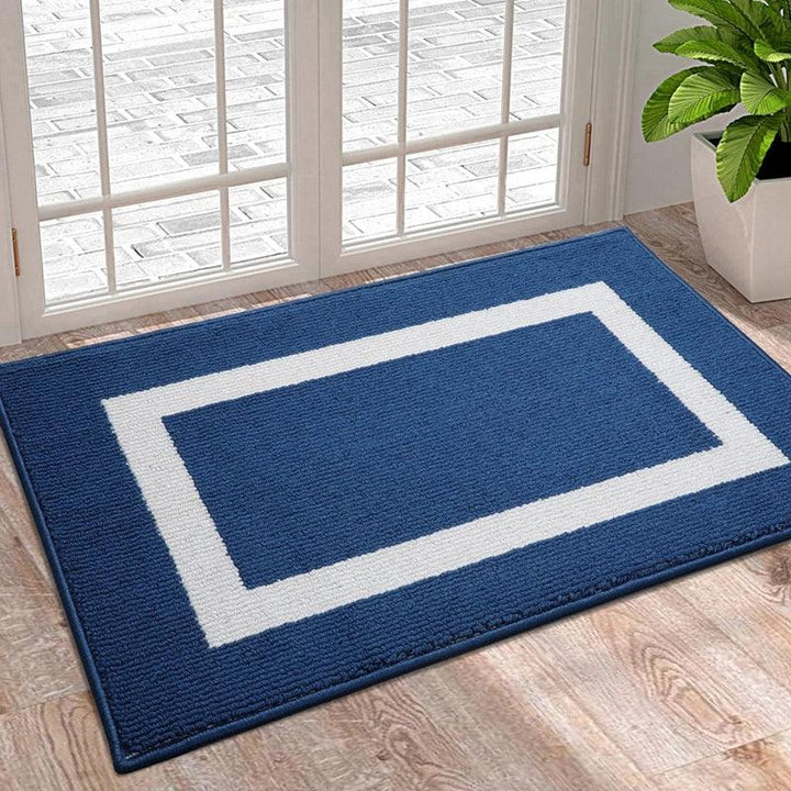 Lisslune | Luxurious non-slip microfiber welcome mat: Chic moisture-absorbing rug for entrances