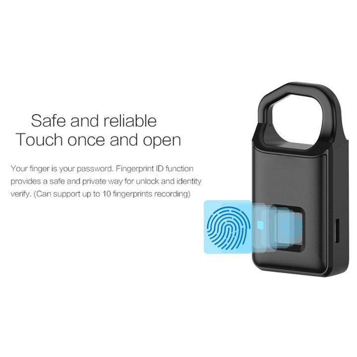 Lisslune | Touch Guard Smart Fingerprint Waterproof Secure Lock