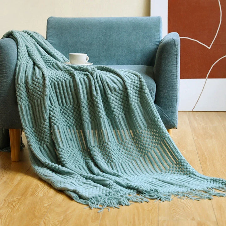 Lisslune | Diamond Fringe Blanket