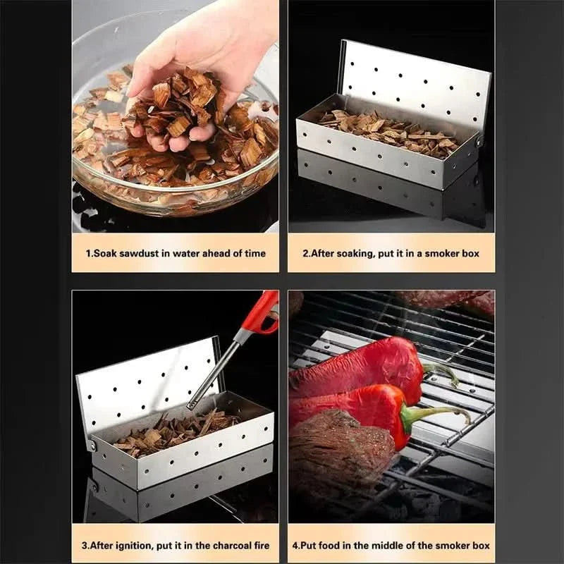Lisslune | GrillEdge Smoker Box – Intense Smoke Aroma for every BBQ