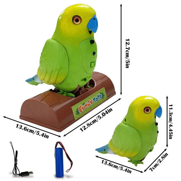 Lisslune | Interactive parrot that repeats everything