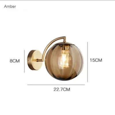 Lisslune | Colorful Glass Modern Wall Lamp