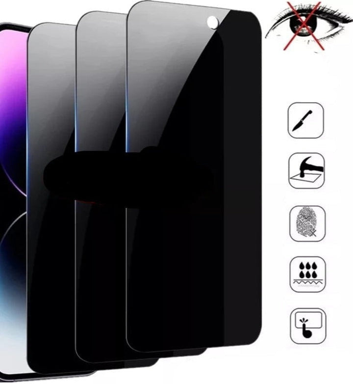 Lisslune | 3 Piece Anti-Spy Privacy Screen Protector for iPhone
