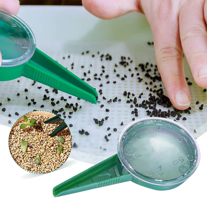 Lisslune | Adjustable Seed Spreader – Precise Garden Seed Distributor for Easy Application