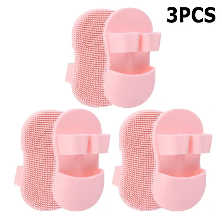 Rynx | 5PCS Portable Silicone Facial Cleansing Brush Deep Clean Massage Peeling Brush Makeup Removal Peeling Face Skin Care Tools