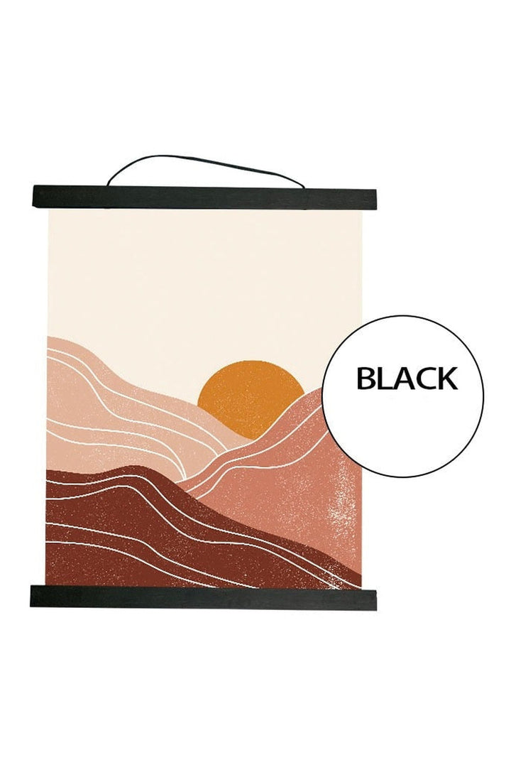 Lisslune | Magnetic wooden poster frame hanger