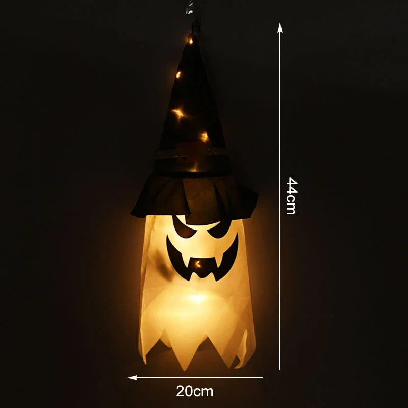 Rynx | Halloween LED Light Hanging Ghost For Halloween Party Home Outdoor Indoor Decoration Large Glowing Creepy Lamp Horror Props