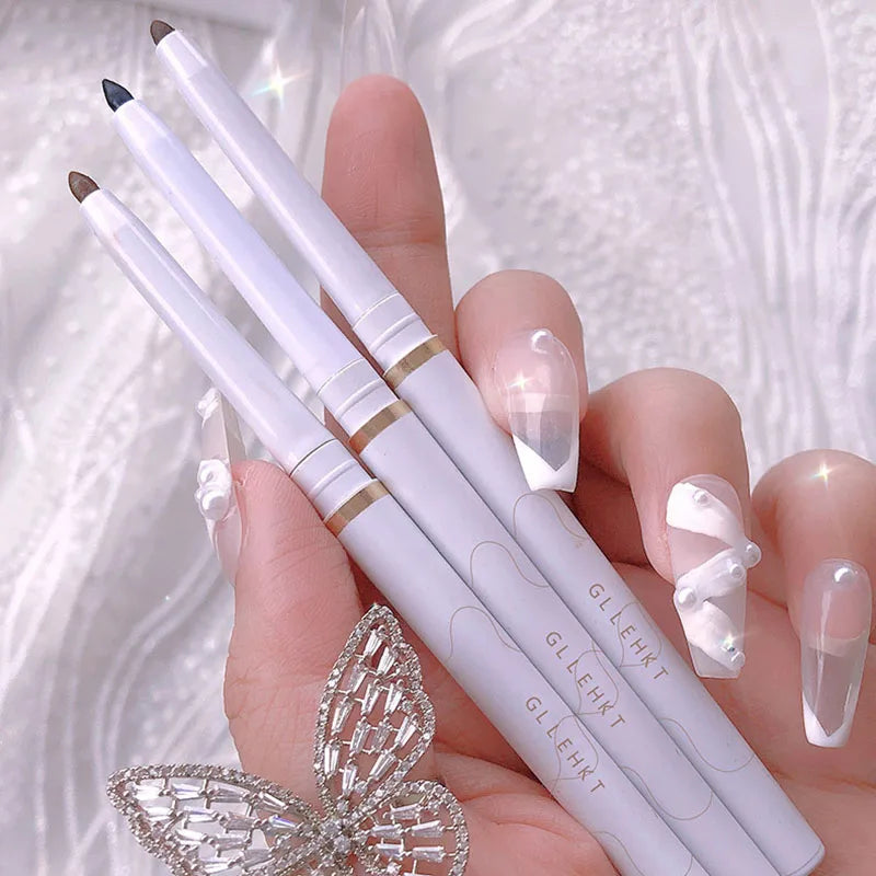 Rynx | Waterproof brown ultra-thin eyeliner gel pencil quick-drying smooth eyeliner long-lasting lower eyelid makeup pencil Korean makeup cosmetics