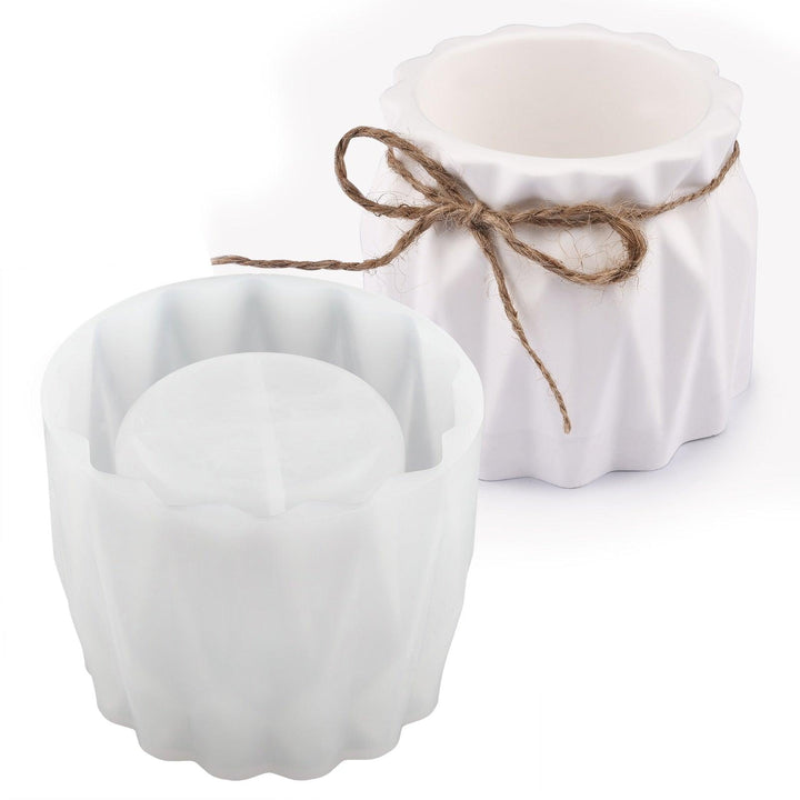 Lisslune | Silicone mold set for creative candle jars and flower planters