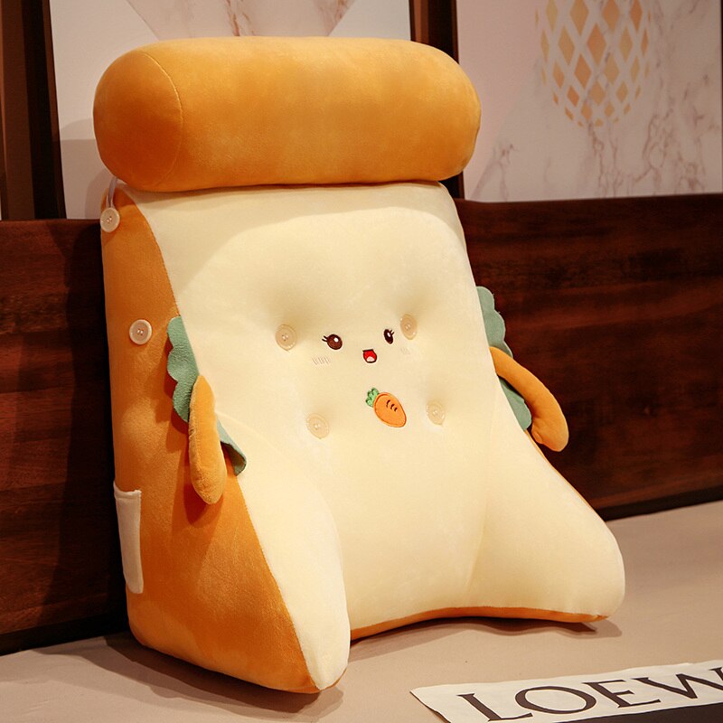 Lisslune | Cozzy Cuddles Toast Bread Plush Seat Pillows