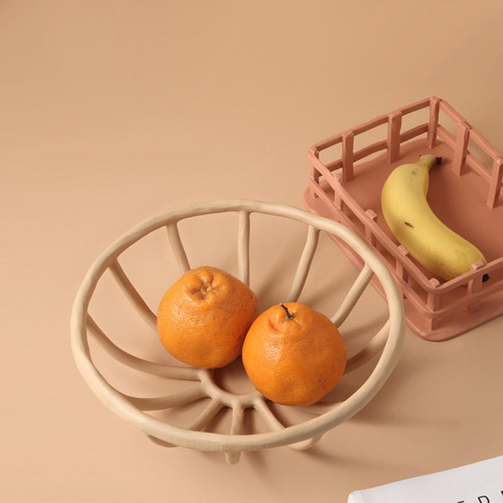 Lisslune | Nordic Creative Resin Hollow Fruit Trays