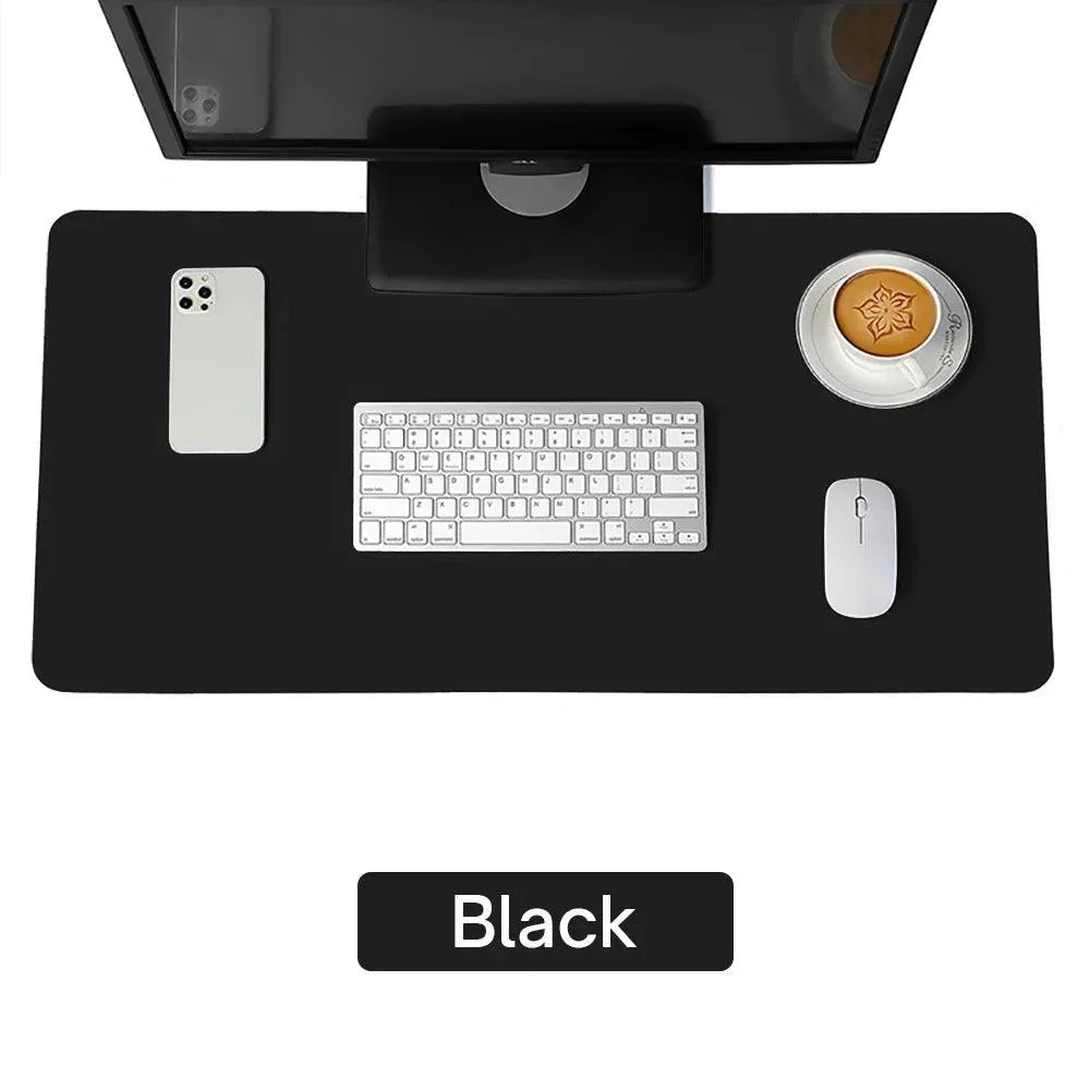 Lisslune | Premium Extra-Large Waterproof PU Leather Desk Protector - Multipurpose Mouse Pad for Office & Gaming with Anti-Slip Base
