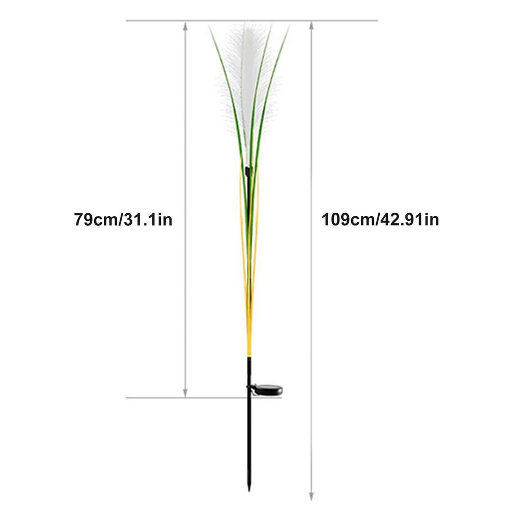 Lisslune | Solar Reed Waterproof Fiber Patio Lights
