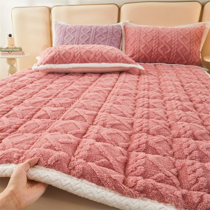 Lisslune | Thick Warm Winter Blanket Mattress Pad