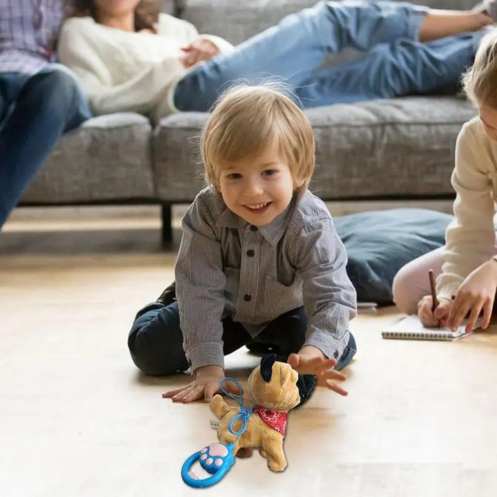 Lisslune | Interdraft Plush Puppy Toy – Electronic Pet with Remote Control & Leash – Walking & Barking Dog for Kids