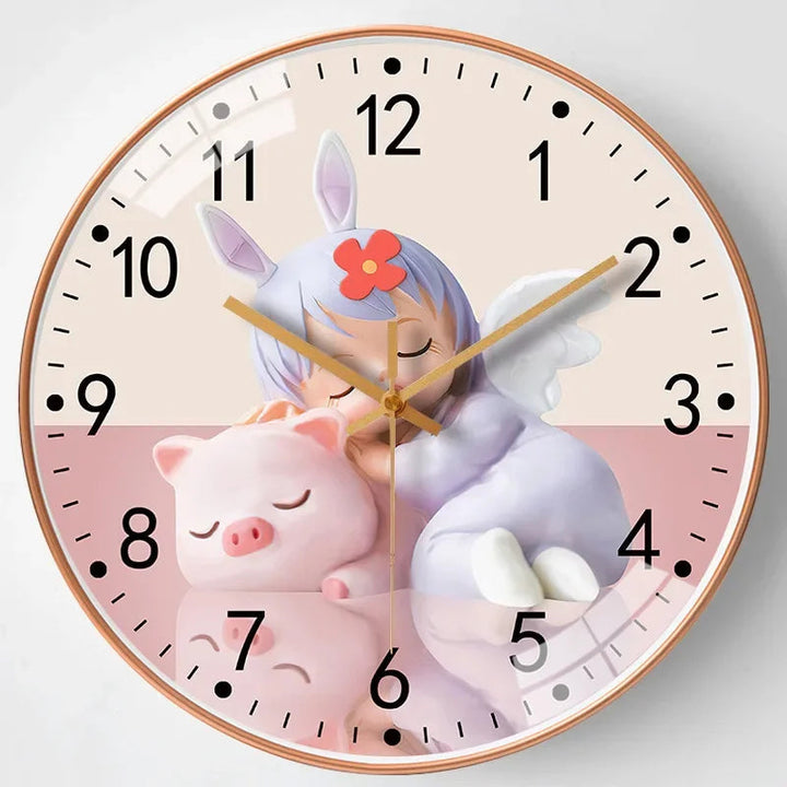 Lisslune | ScandiTick Elegant Wall Clock – Modern Design for Every Interior