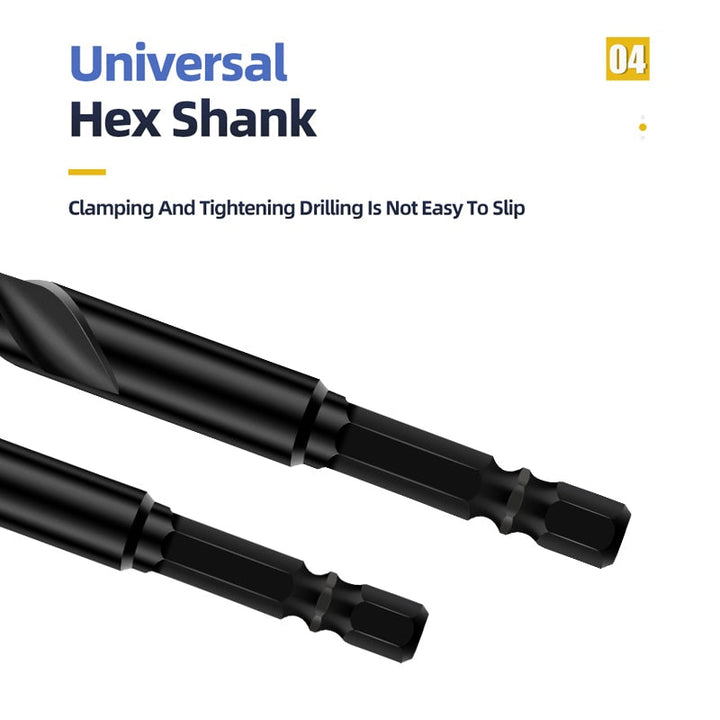 Lisslune | Heavy-Duty Mega Ultimate Cross Hex Drill Bit Set