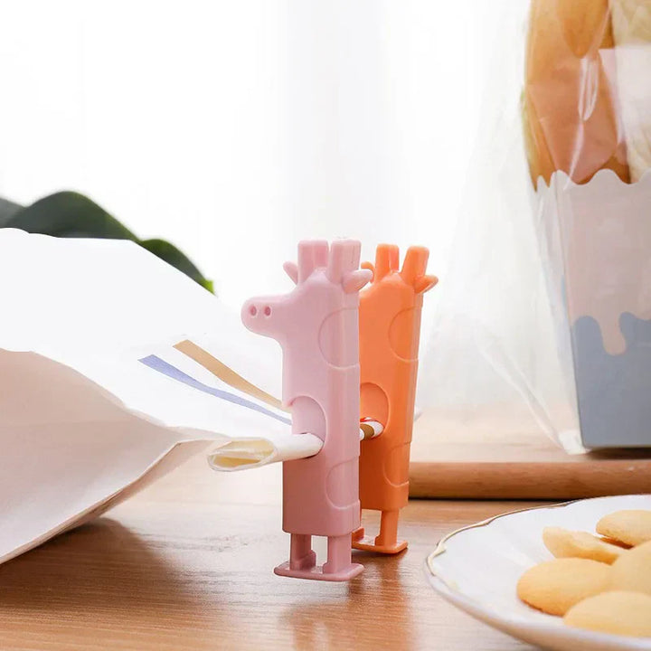 Lisslune | Cute Giraffe Plastic Bag Sealing Clip