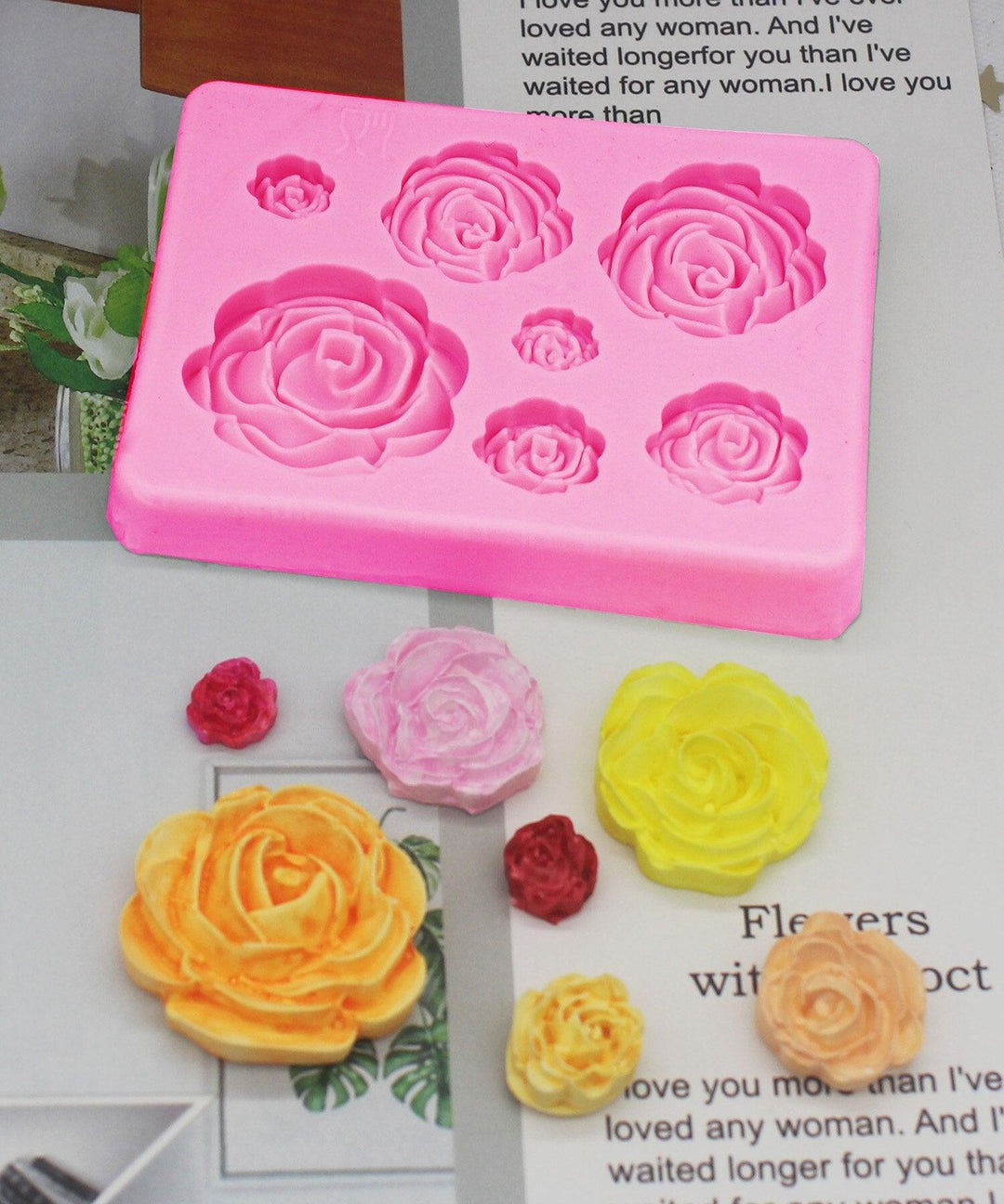 Lisslune | Elegant Petal Flower Silicone Mold for Baking and Crafting