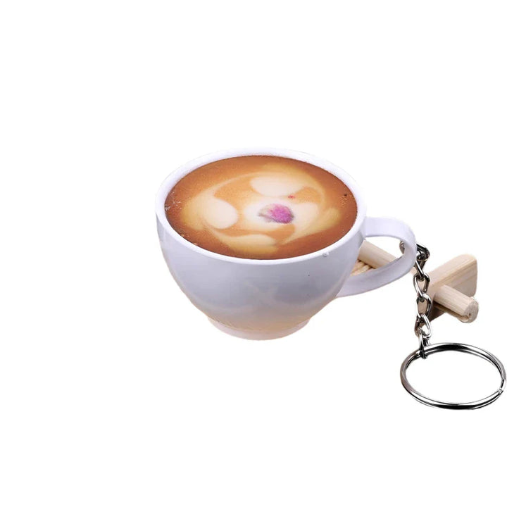 Lisslune | Charming miniature resin coffee and tea cup display model for playful decoration