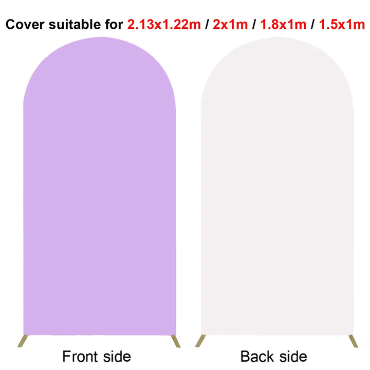 Rynx | 2M Metal balloon arch background stand birthday balloons party backdrop covers photo shoot double-sided elastic fabric background