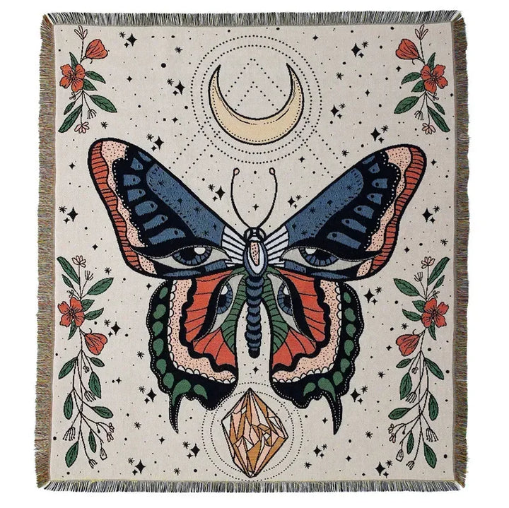 Lisslune | Sun & Flowers Wall Tapestry Blanket
