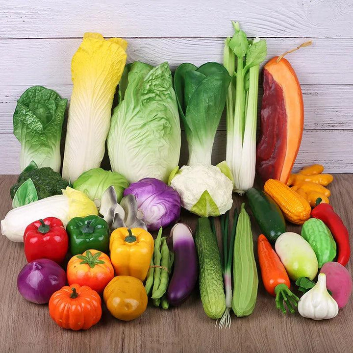 Lisslune | Life-like Synthetic Fruits and Vegetables for Stunning Home and Restaurant Decor - Ideal for Enchanting Food Photography