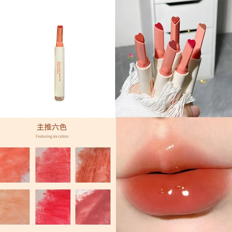 Rynx | Water Light Lip Gloss Tint Clear Mirror Lipstick Waterproof Moisturizing Lipstick Gloss Glitter Lip Balm Women Makeup