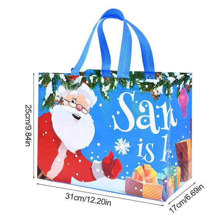 Rynx Christmas gift bag Santa Claus snowman candy gift wrapping bag 2024 Merry Christmas party home decoration Navidad Noel 2025 New Year