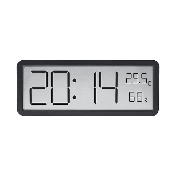 Lisslune | TimeVibe Large LED Digital Wall Clock with Temperature & Humidity Display