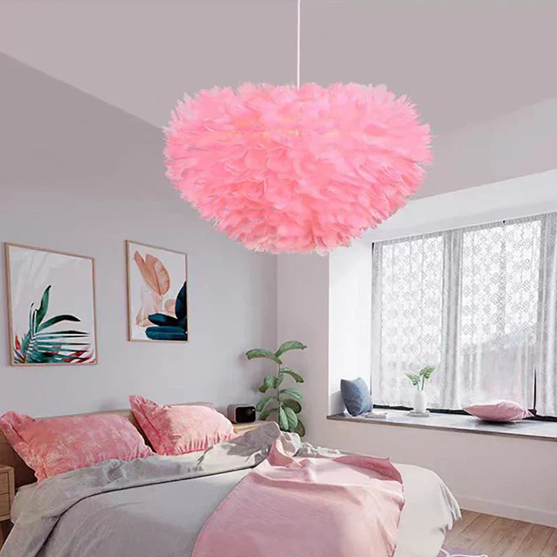 Lisslune | Cloud Like Realistic Feather Chandelier