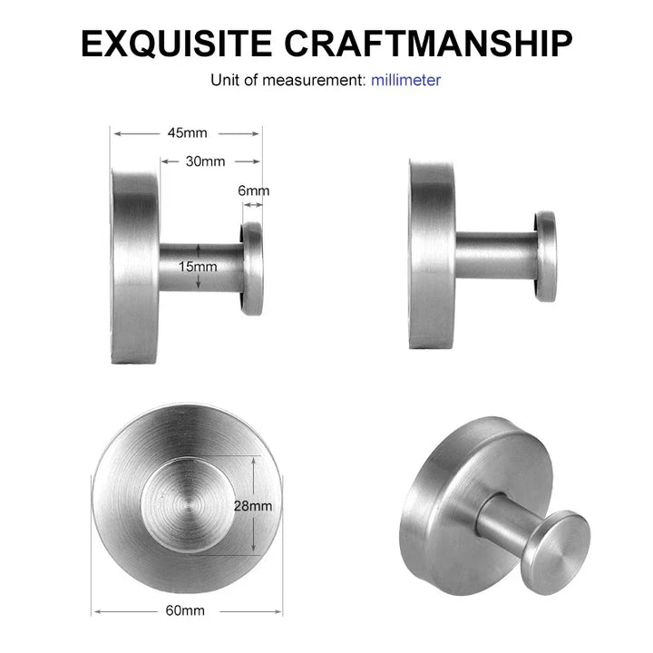 Lisslune | Saughaken – Secure and versatile: Strong metal hook for any surface