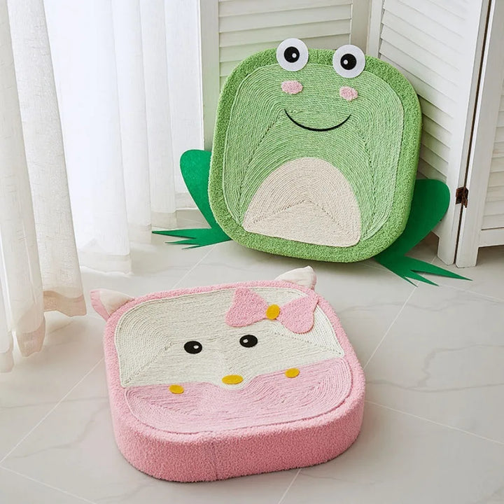 Rynx | 51 cm Sisal Hemp Scratching Board Scratch-resistant Cat Lounge for Claw Sharpening Cute Square Cat Nest Pet Accessories