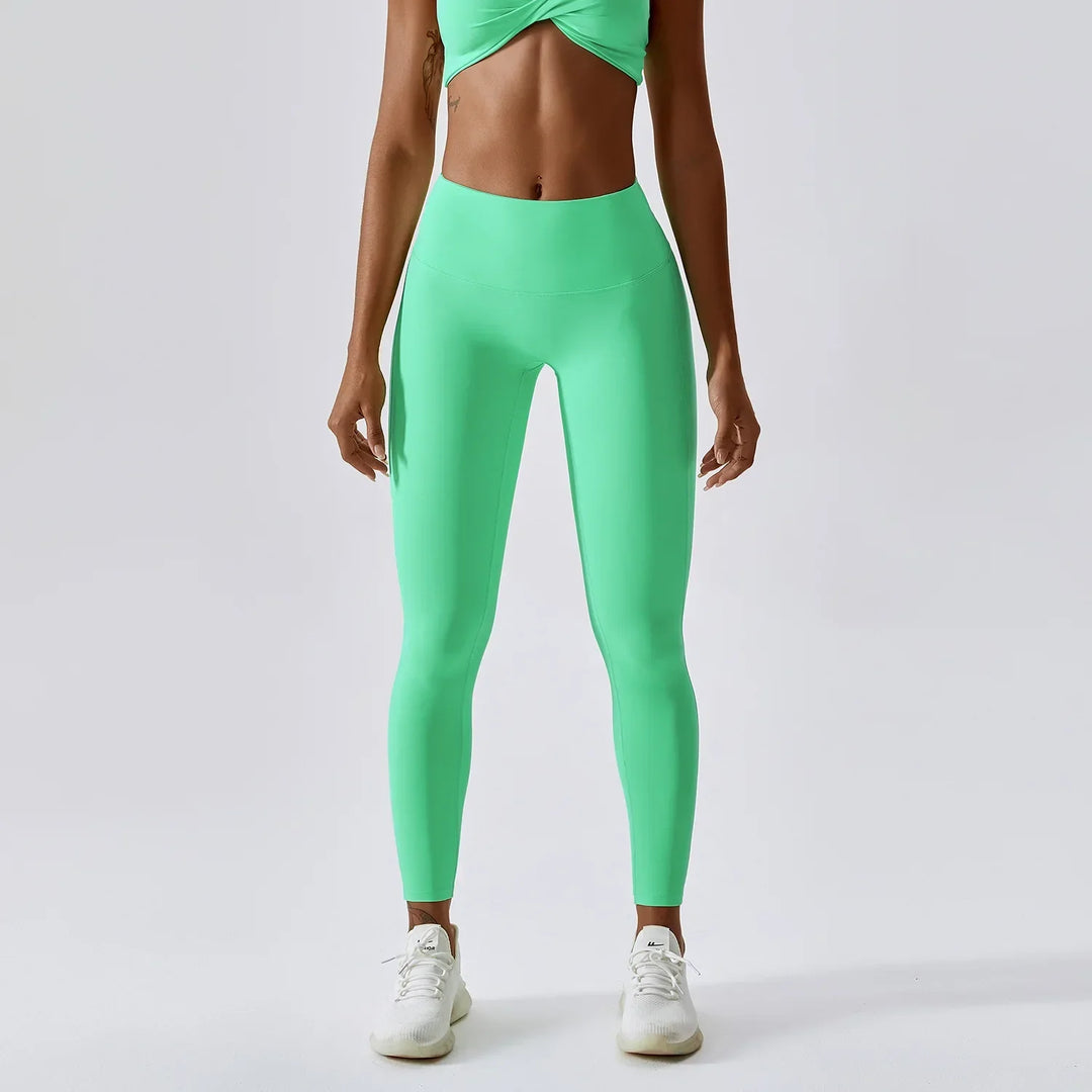 Lisslune | Breathable Push-Up Yoga Leggings with Peach Lift
