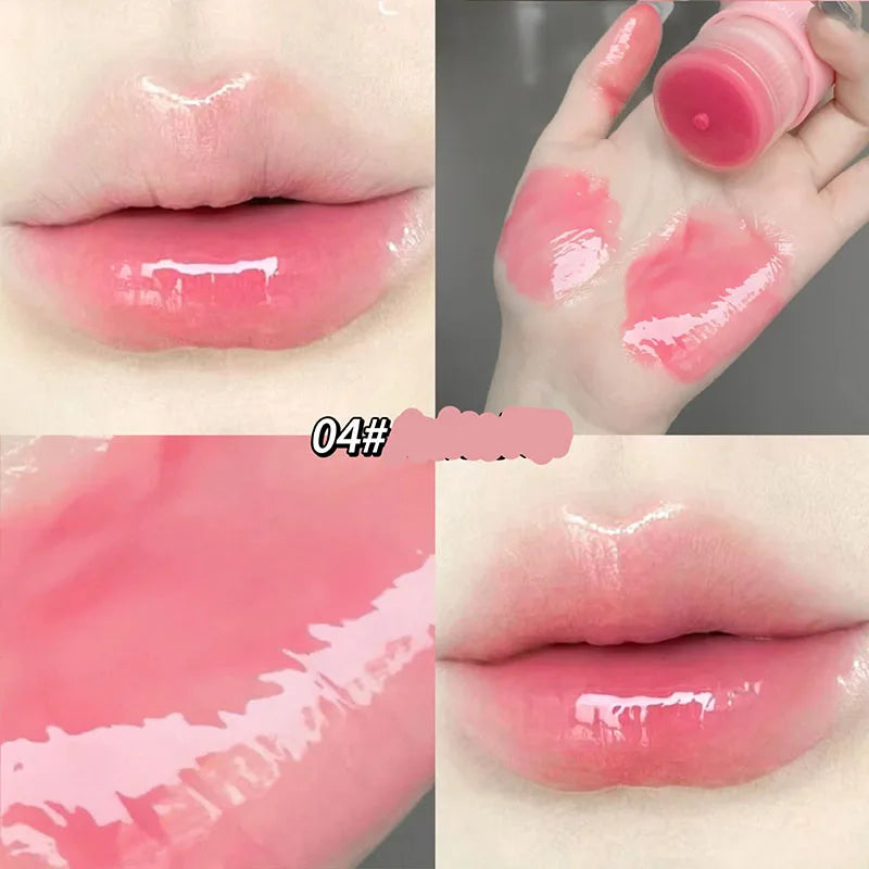 Rynx | Water Light Moisturizing Essence Lip Gloss Hydrating Nutrient-Rich Grape Purple Lip Tint Lipsticks Alternatives Korean Makeup Cosmetics