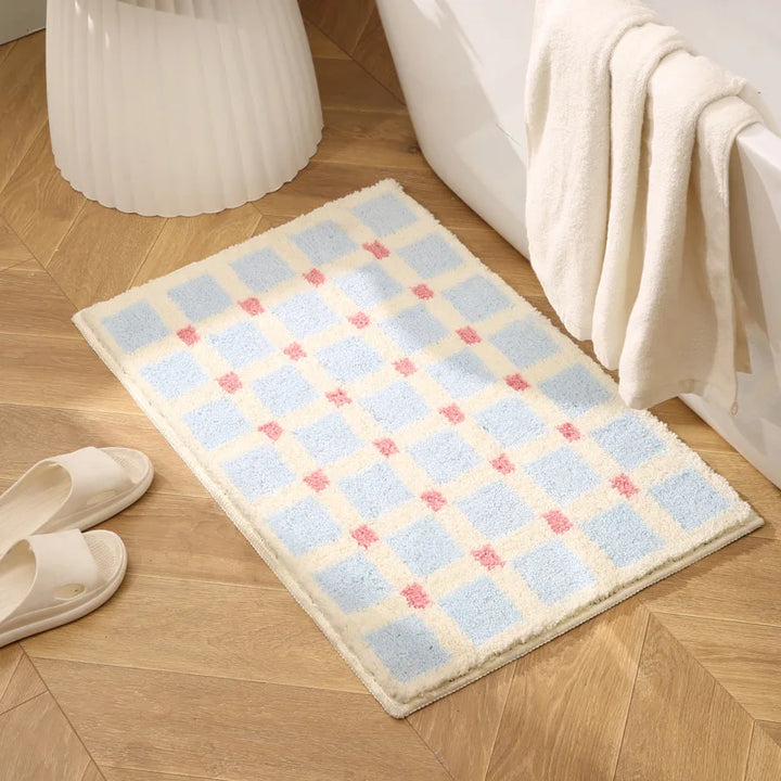 Rynx | Long Tufting Mat Bathroom Mat Living Room Rug Bath Mat Bedroom Night Side Rug Soft Floor Cushion Aesthetic Home Decor
