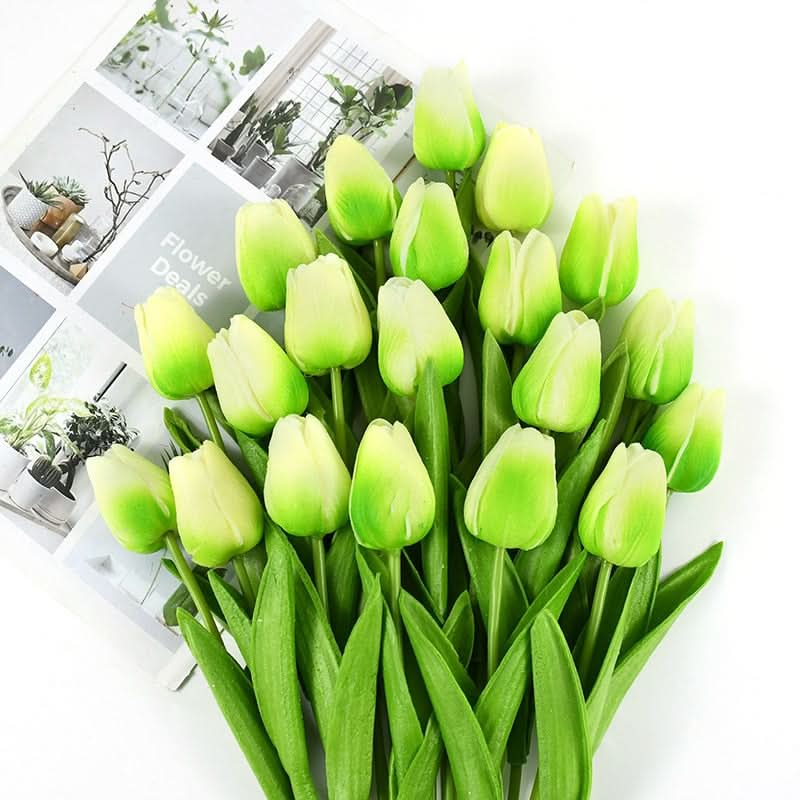 Lisslune | Artificial Tulip Bouquet with Realistic Lifelike Flowers