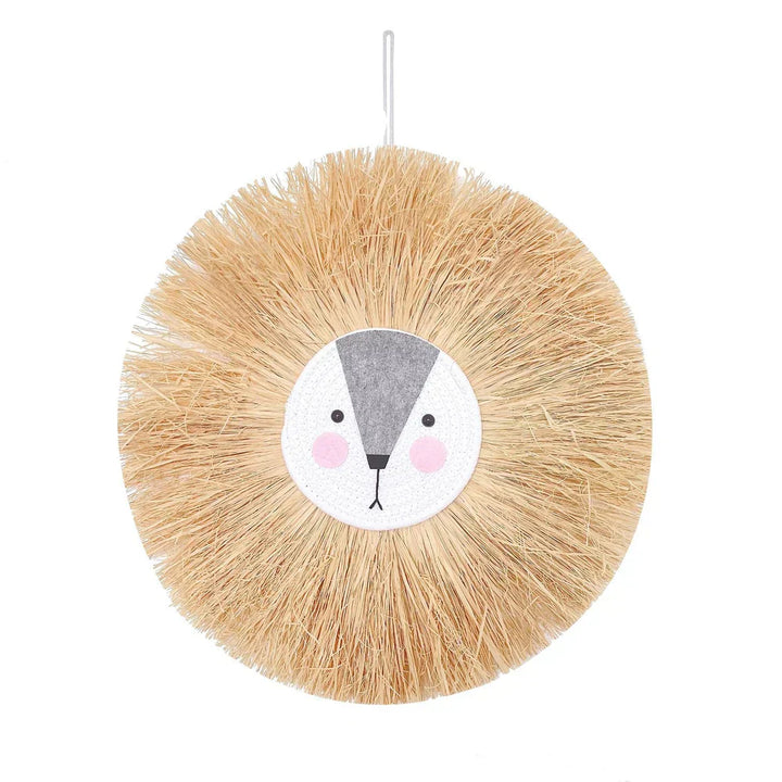 Lisslune | NordicWild Handwoven Wall Tapestry – Scandinavian Animal Motif