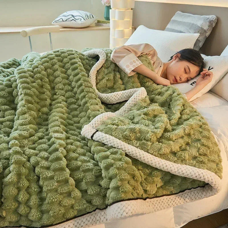 Lisslune | TurtleVelvet | Autumn Flannel Blanket