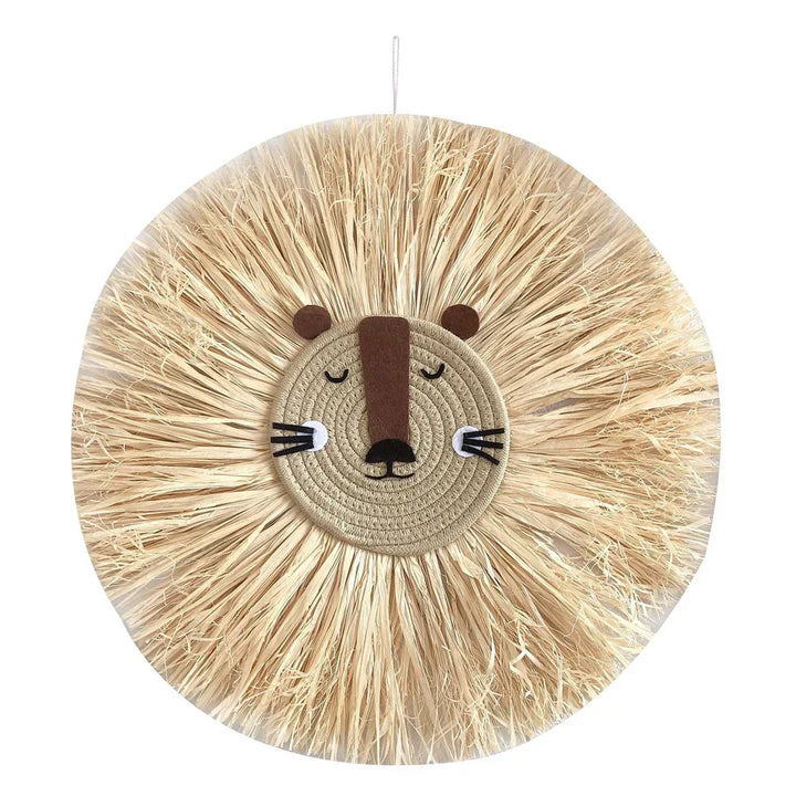 Lisslune | NordicWild Handwoven Wall Tapestry – Scandinavian Animal Motif