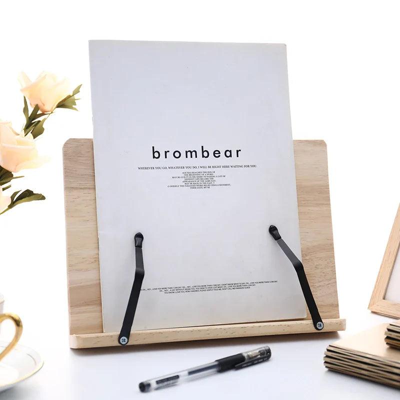 Lisslune | NaturalEase - Wooden Tablet Holder