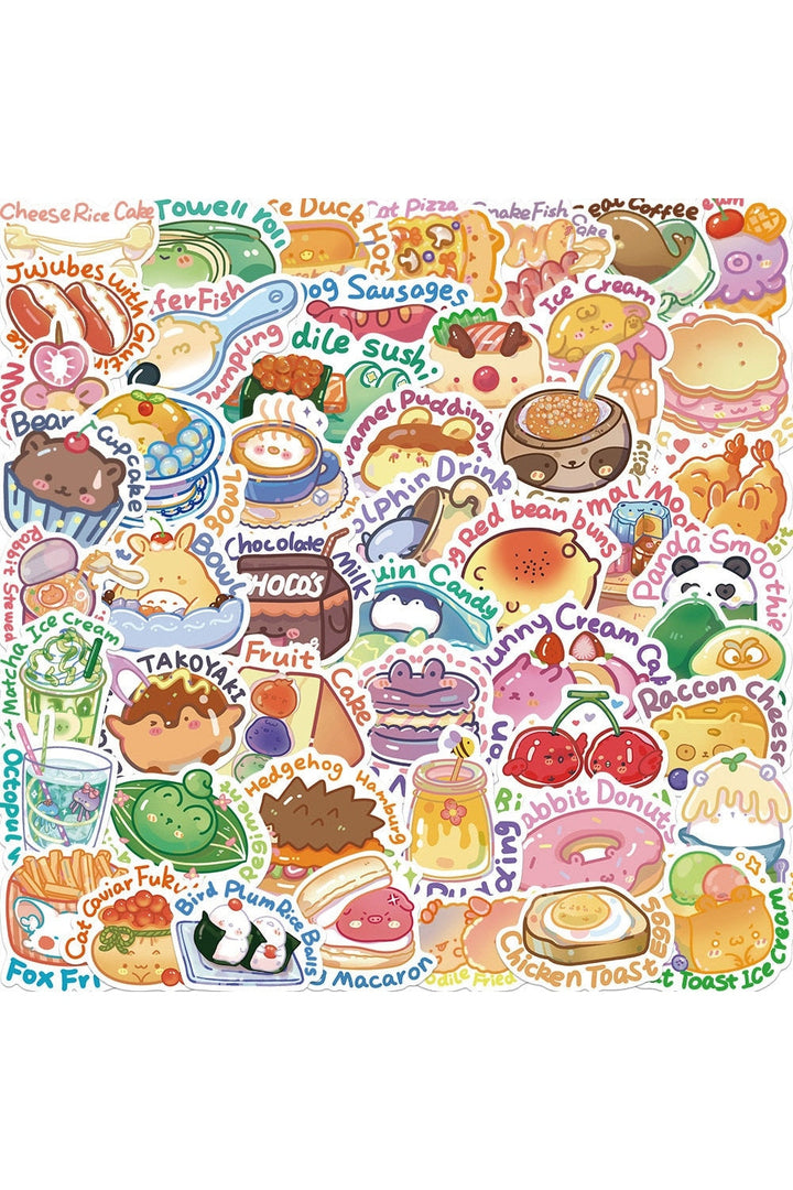 Lisslune | cute food stickers