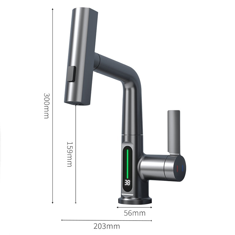 Lisslune | Digital Temperature Display Faucet