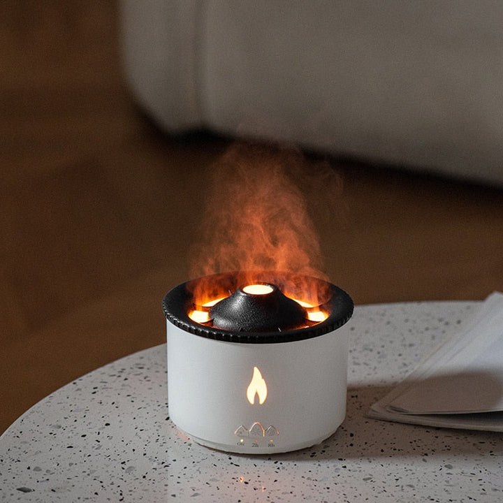 Lisslune | Volcanic Flame Air Humidifier Night Lamp