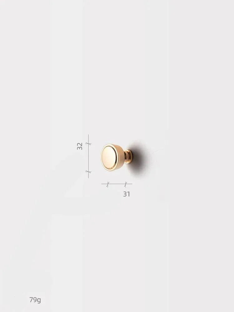 Lisslune | Retro Brass Cabinet Handles - Chic Vintage Pull Handles for Furniture Revitalization