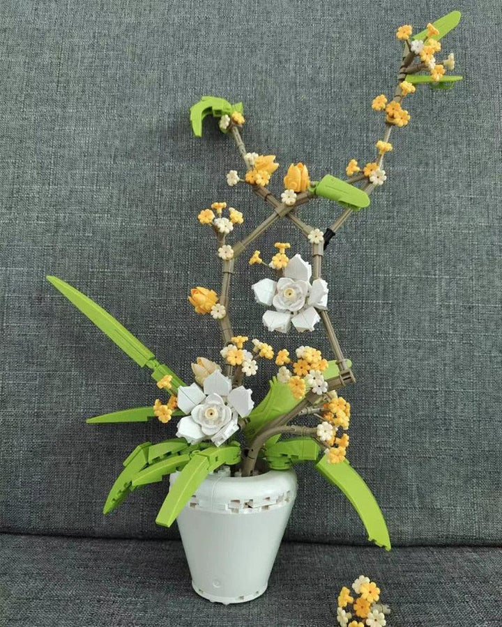Lisslune | Creative Osmanthus Fragrans Orchid Flower Arrangement Kit for All Ages