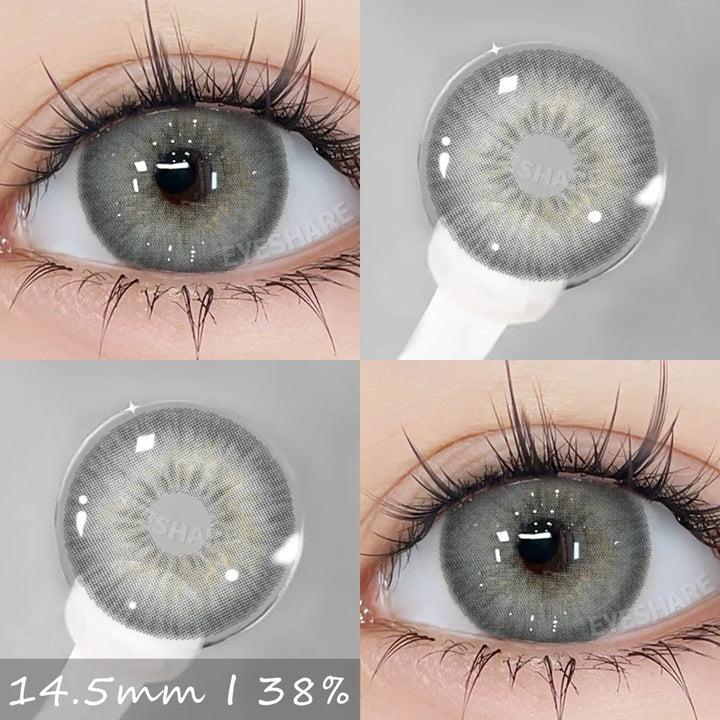 Rynx | 1 Pair Colorful Contact Lenses for Eyes Blue Contact Lenses Natural Gray Pupils Brown Lenses Green Lenses Contact Lenses
